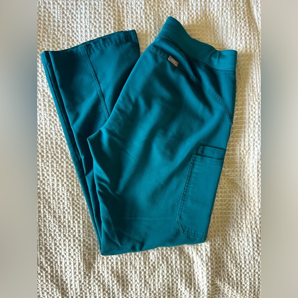 FIGS pants - Caribbean blue